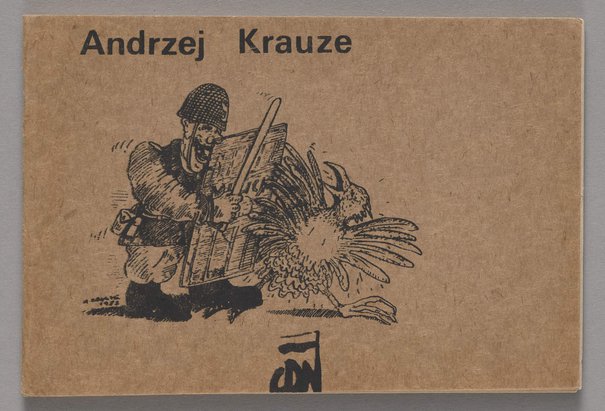 Książeczka tzw. 'drugiego obiegu' autorstwa Andrzej Krauze p.t. 'Rysunki '82', 1982