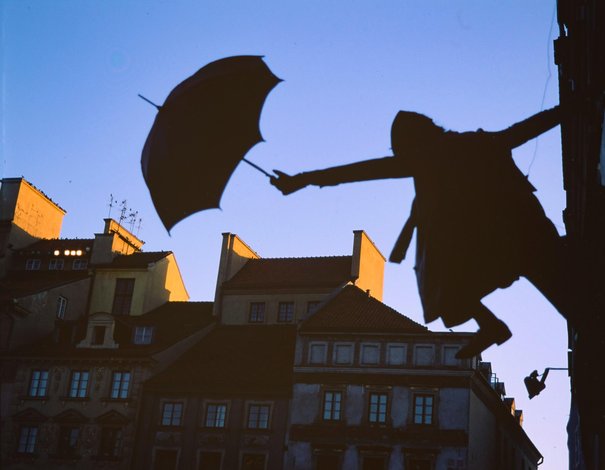 Edward Hartwig, Rynek Starego Miasta, ozdobna reklama restauracji, między 1992 a 1995