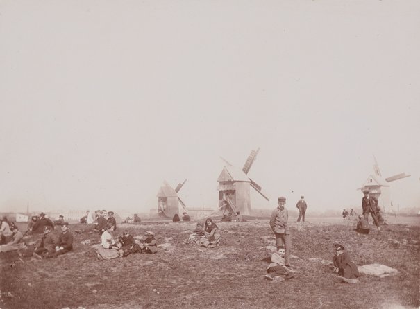 Konrad Brandel, Mieszkańcy Woli podczas świątecznego wypoczynku, 1895