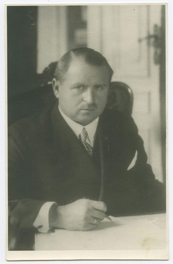 Jan Malarski, Portret prezydenta Warszawy Stefana Starzyńskiego, sierpień 1934.