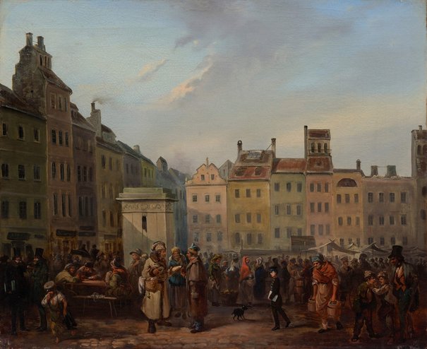Franciszek Kostrzewski, Rynek Starego Miasta,1854