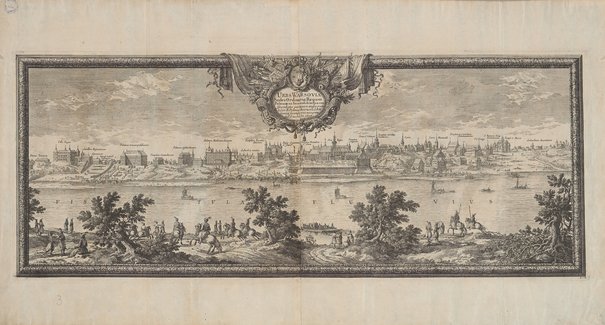 Widok Warszawy z 1656 roku Dahlbergh, Erik Jönson, Perelle, Nicolas ? 1696