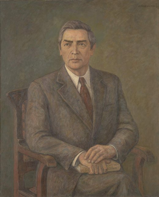 Wyrożemski Marian, Portret prof. Janusza Durko (1915-2017), 1987