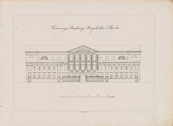 Pałac Komisji Rządowej Przychodów i Skarbu Schmidtner, Leonard 1824