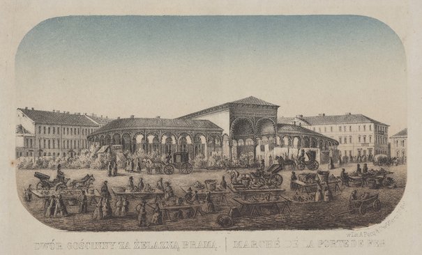 Julian Cegliński, Dwór Gościnny za Żelazną Bramą (Marche de la Porte de Fer), 1859