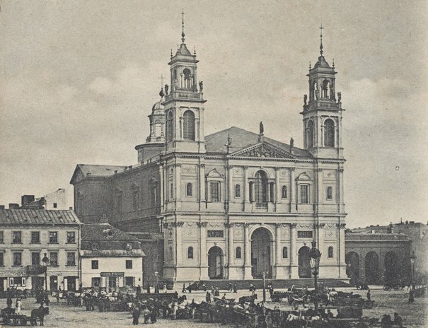 Kościół Wszystkich Świętych przy placu Grzybowskim, ok. 1904