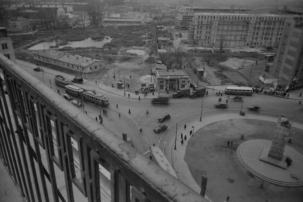 Widok z galerii kamienicy Łaskiego