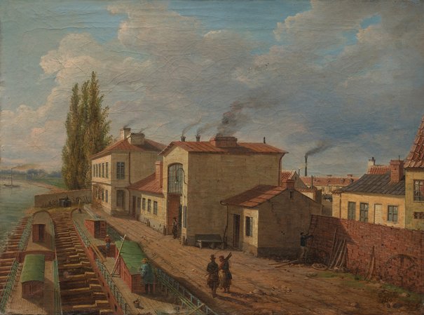 Warsztaty Żeglugi Parowej na Solcu Galli, Kazimierz Eliasz 1856